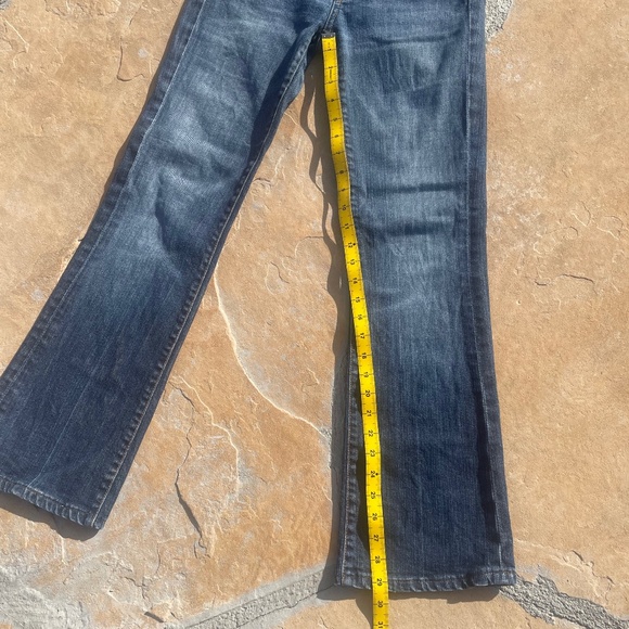 7 For All Mankind Womens Indigo Wash Bootcut Jeans (Size 25) - Picture 6 of 8